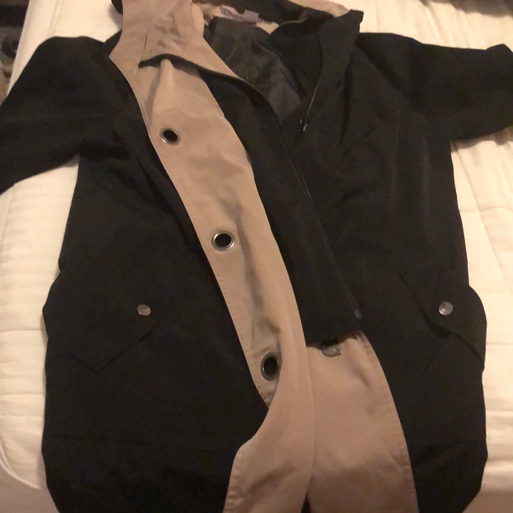 A rain jacket